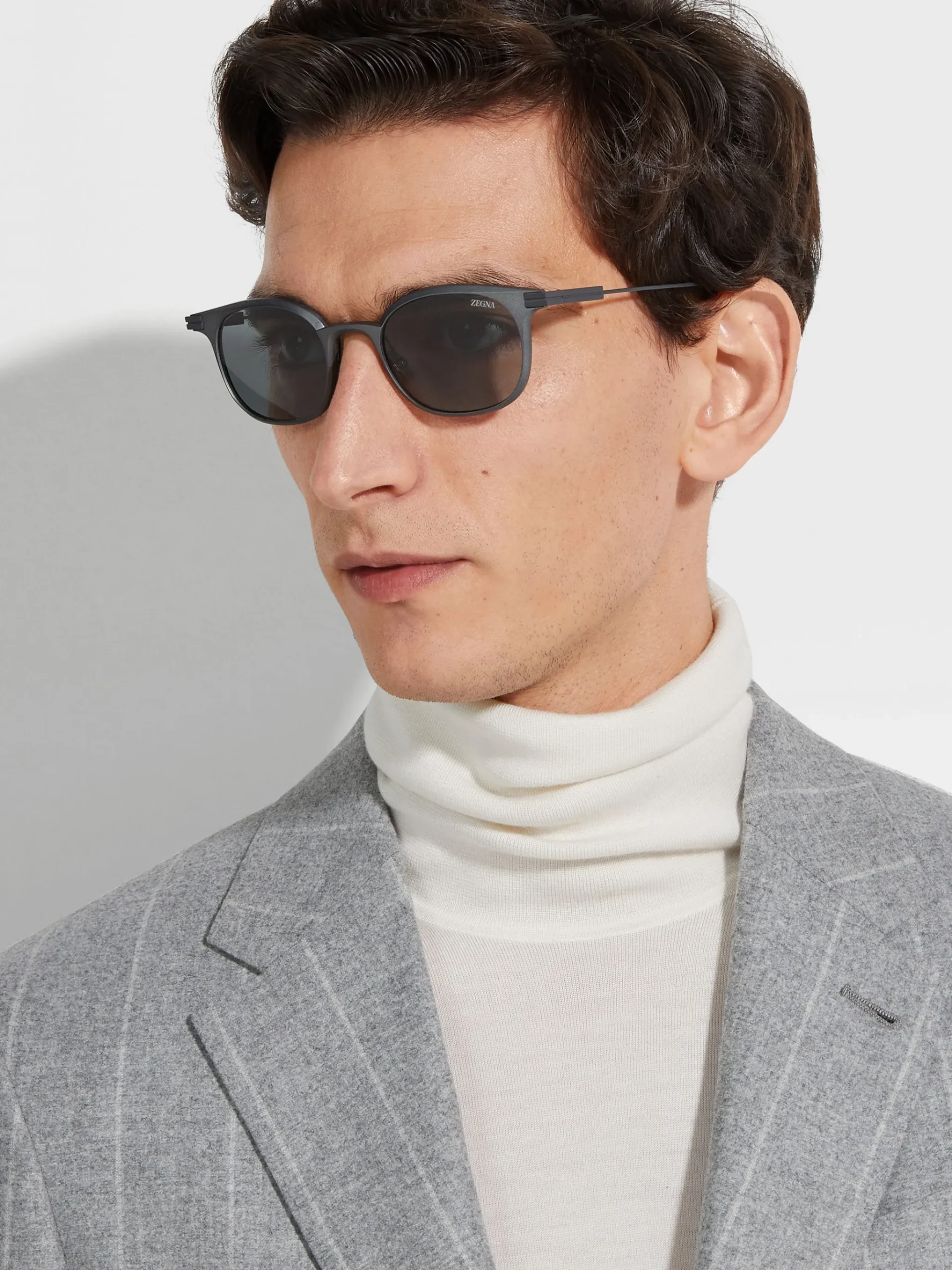 Dark Silver Aluminium Sunglasses