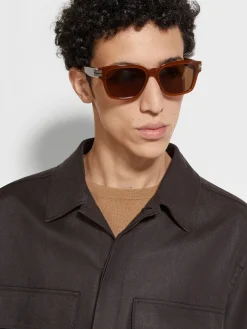 Foliage Acetate Sunglasses