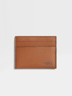 Foliage Deerskin Card Case
