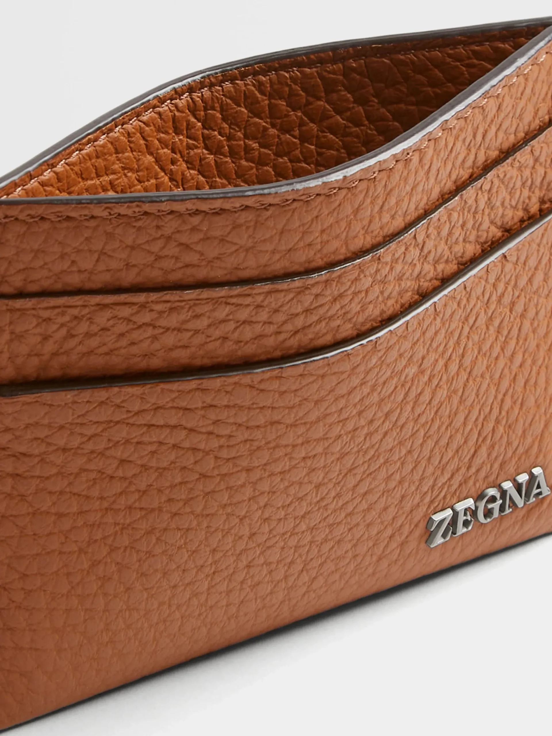 Foliage Deerskin Card Case