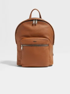 Foliage Deerskin Hoodie Backpack