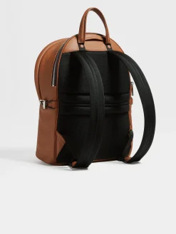 Foliage Deerskin Hoodie Backpack