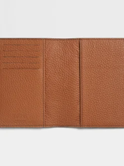 Foliage Deerskin Passport Case