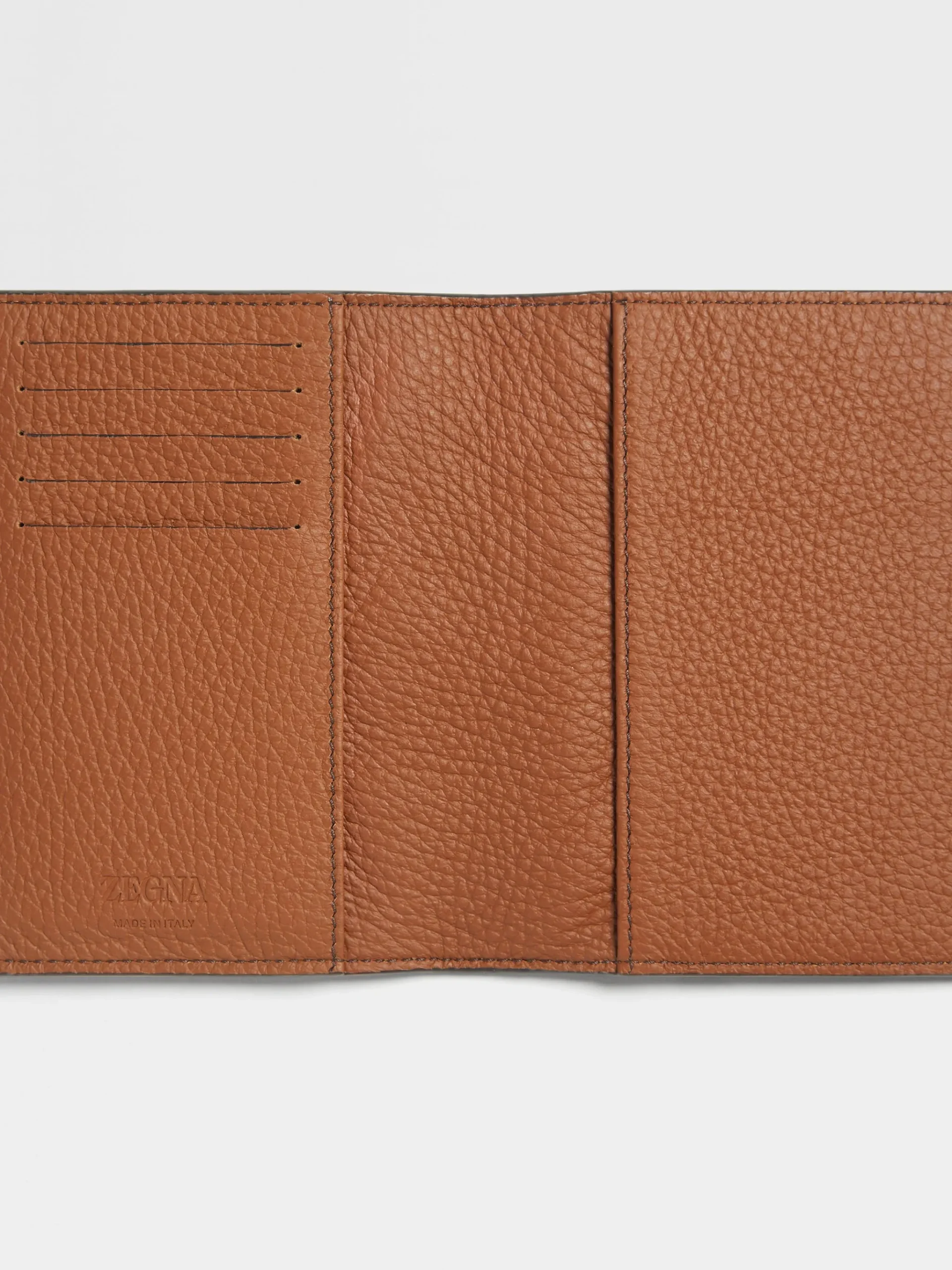 Foliage Deerskin Passport Case