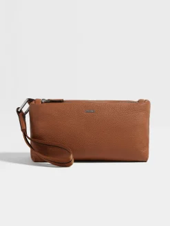 Foliage Deerskin Softy Pouch