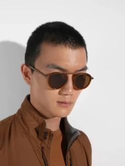 Foliage Orizzonte II Acetate and Metal Sunglasses