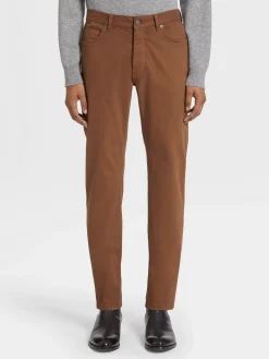 Foliage Stretch Cotton Roccia Jeans