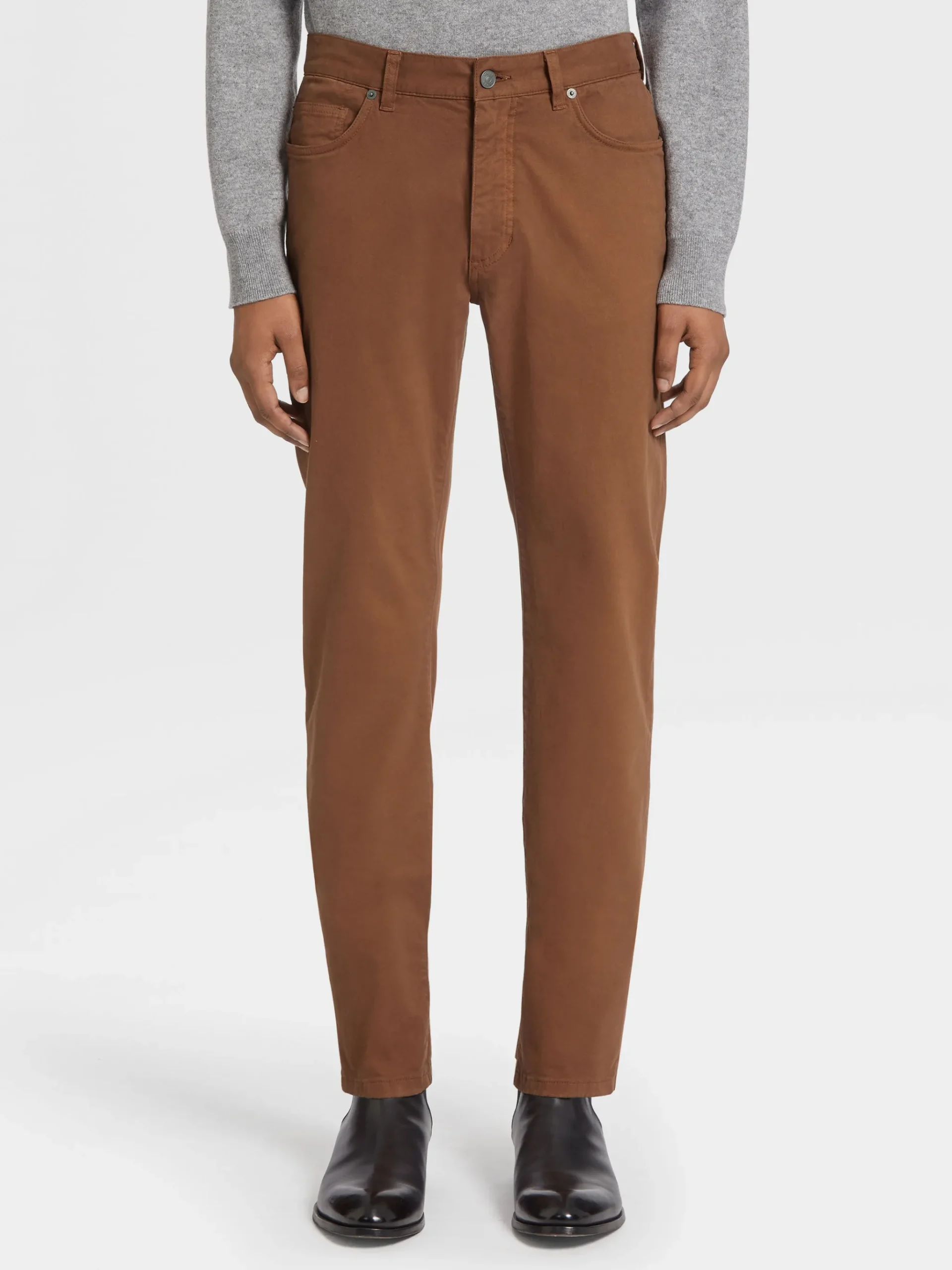 Foliage Stretch Cotton Roccia Jeans
