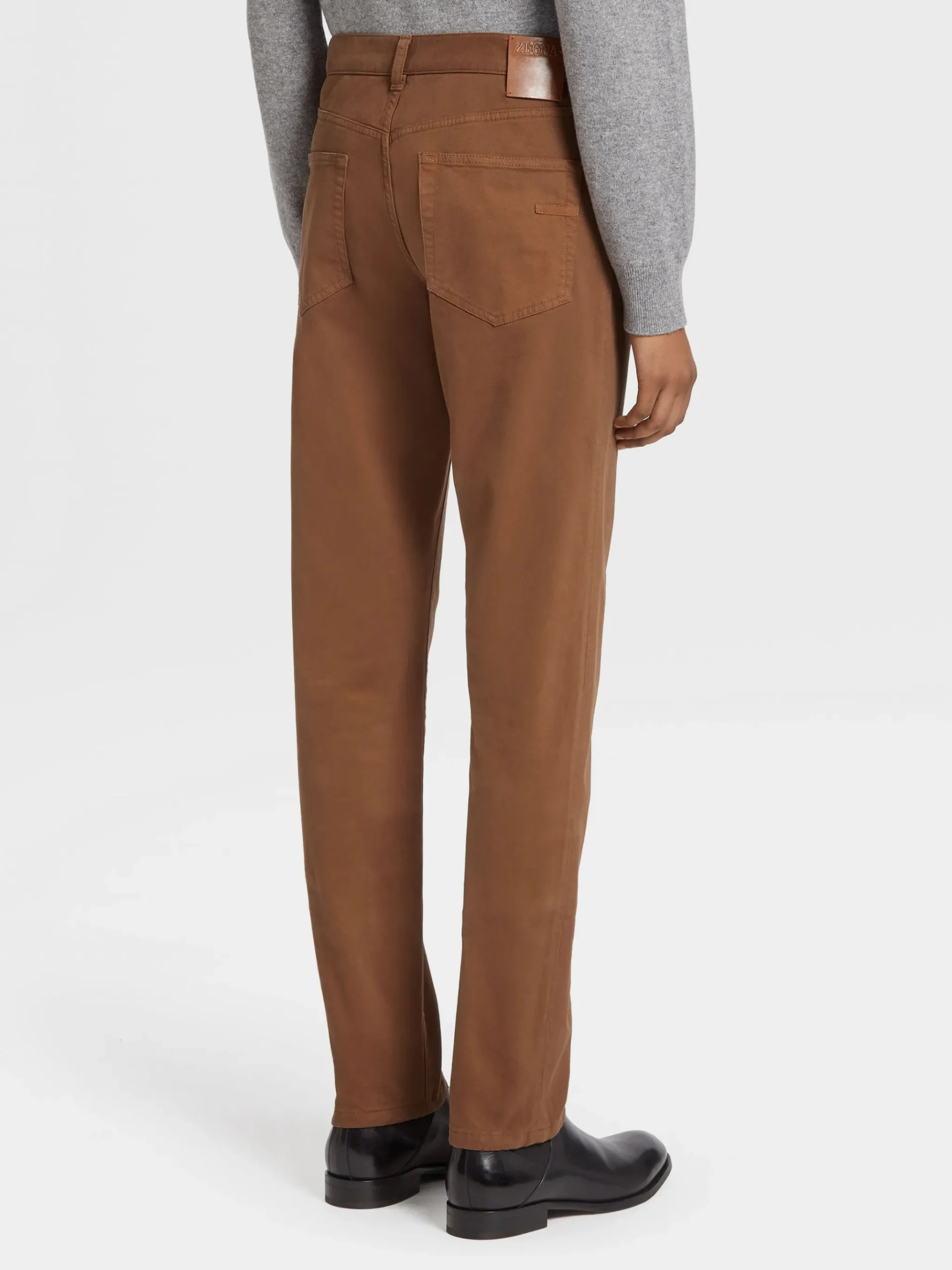 Foliage Stretch Cotton Roccia Jeans