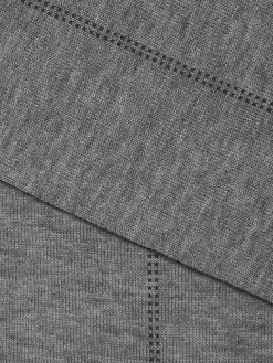 Grey Mélange Cotton Blend Socks