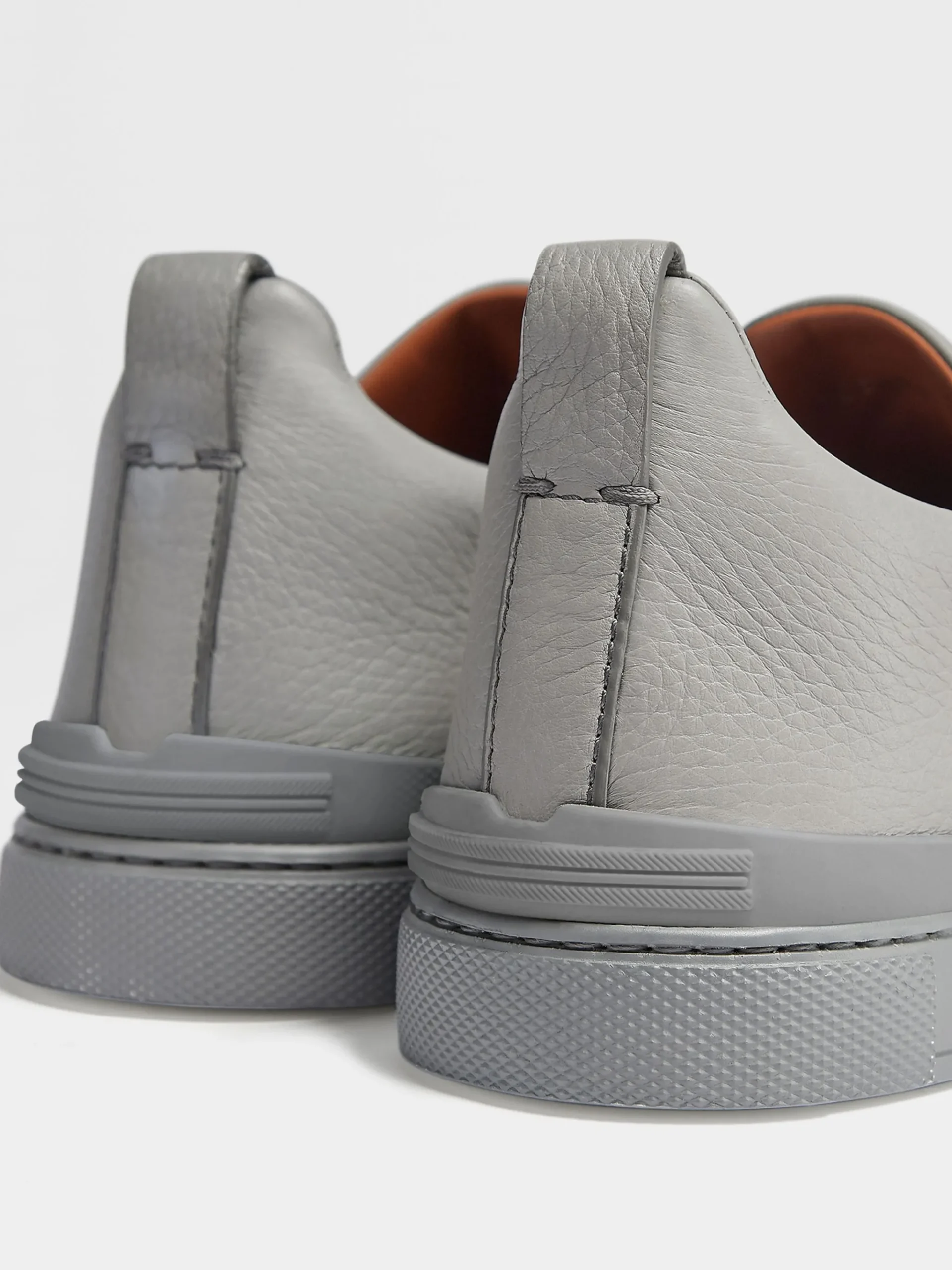 Grey Mélange Deerskin Triple Stitch™ Sneakers