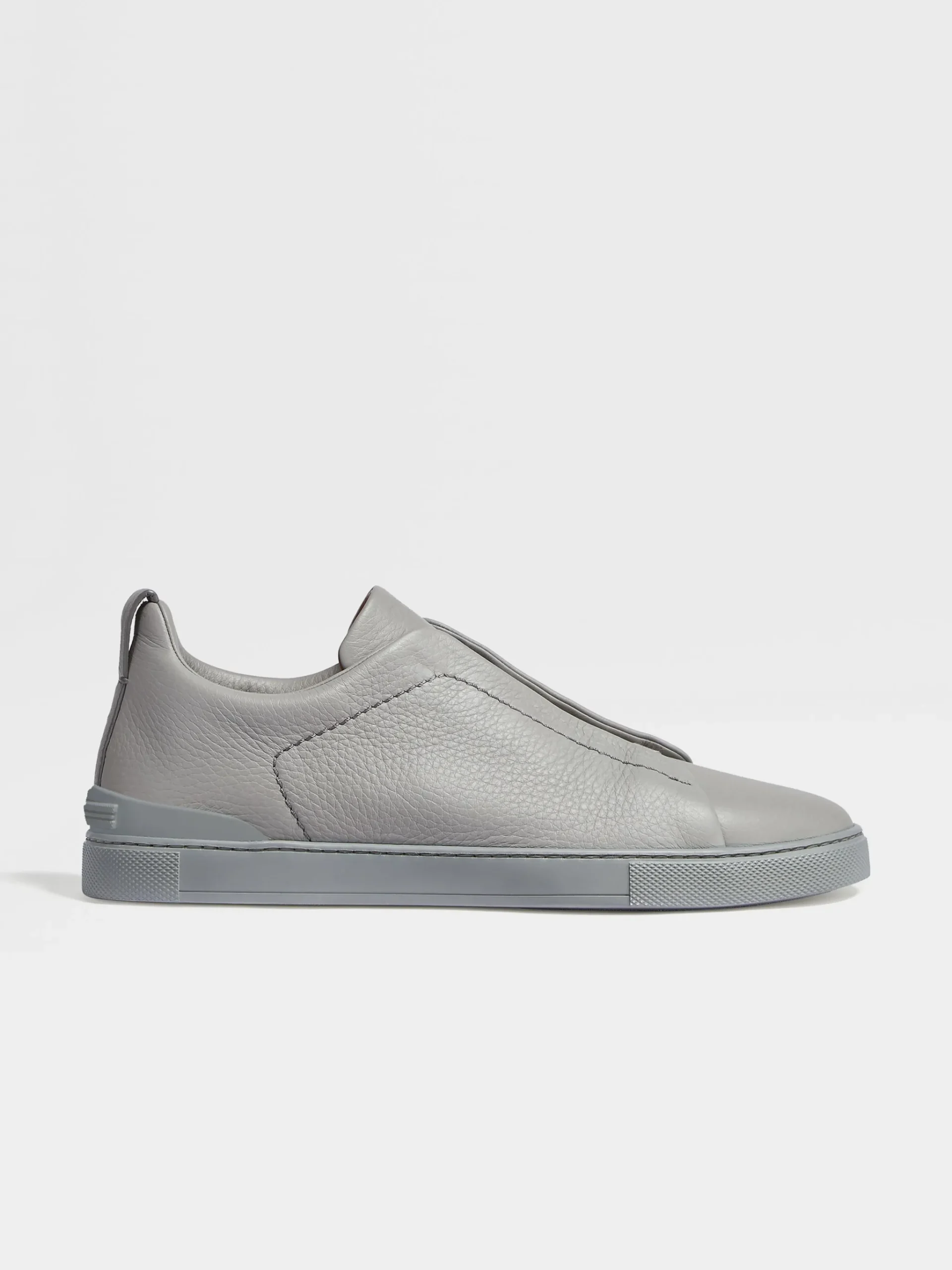 Grey Mélange Deerskin Triple Stitch™ Sneakers