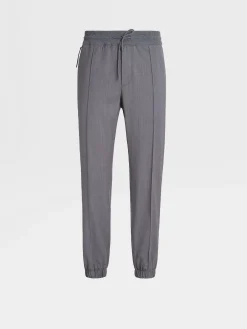 Grey Mélange High Performance™ Wool Joggers