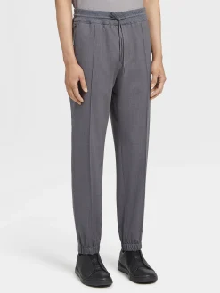 Grey Mélange High Performance™ Wool Joggers