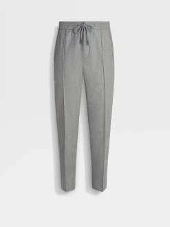Grey Mélange 15milmil15 Wool Joggers