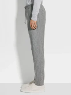 Grey Mélange 15milmil15 Wool Joggers