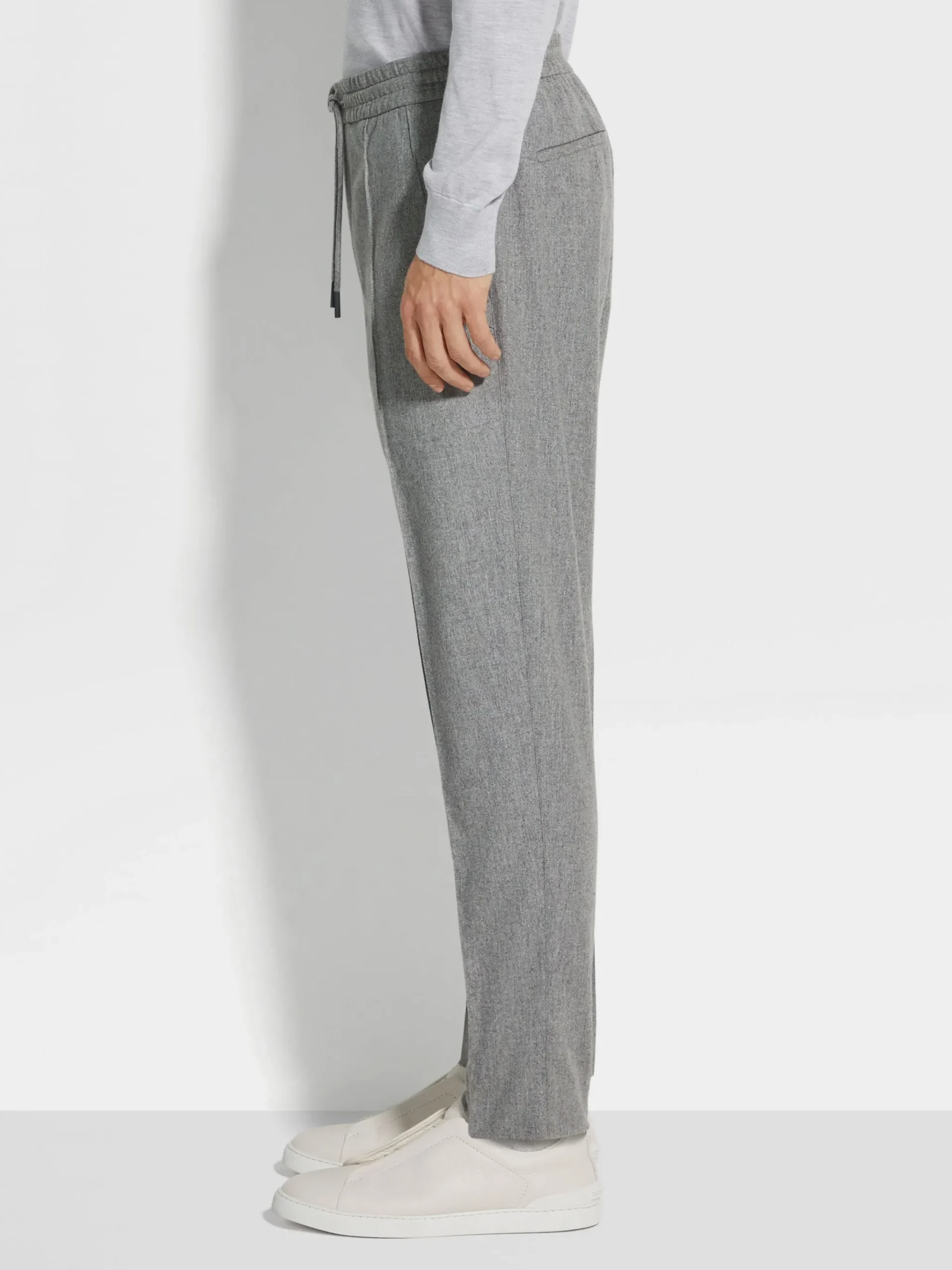 Grey Mélange 15milmil15 Wool Joggers