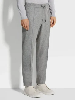 Grey Mélange 15milmil15 Wool Joggers