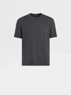 Grey Mélange 12milmil12 Wool Polo Shirt