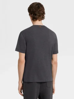 Grey Mélange 12milmil12 Wool Polo Shirt
