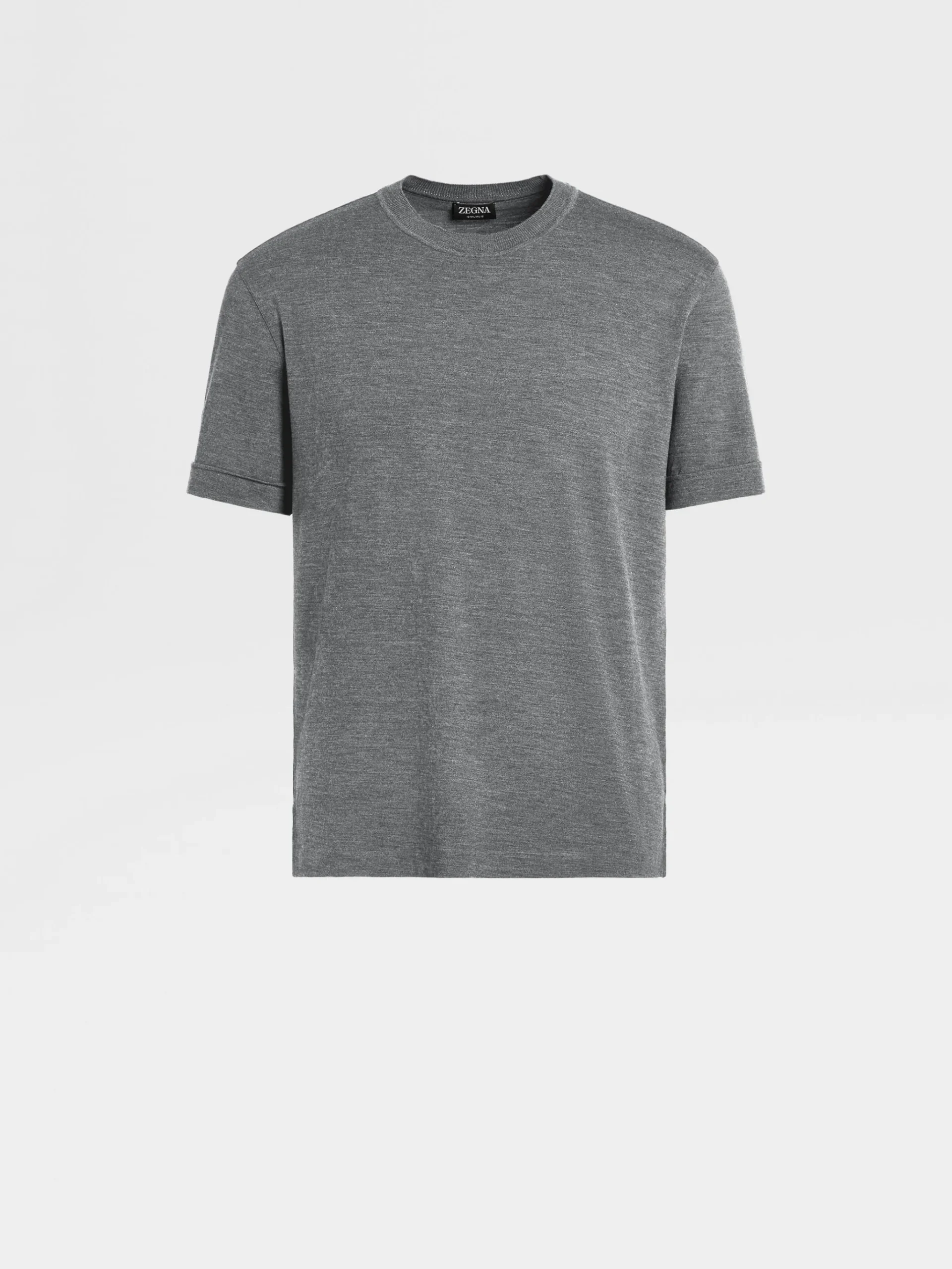 Grey Mélange 12milmil12 Wool T-shirt