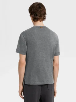 Grey Mélange 12milmil12 Wool T-shirt
