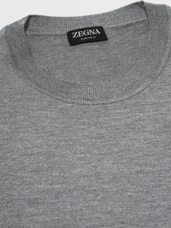 Grey Mélange 12milmil12 Wool T-shirt