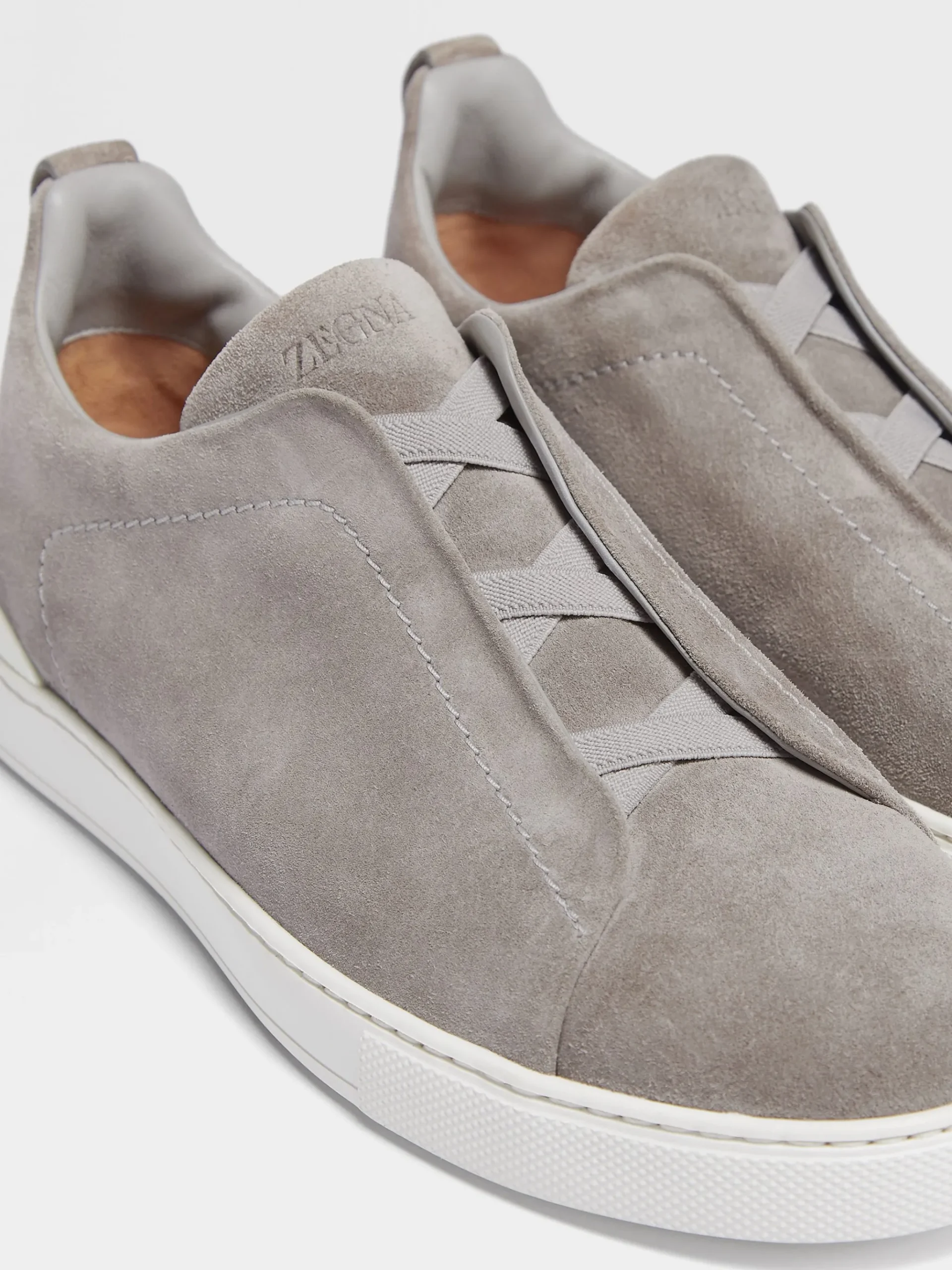Grey Mélange Suede Triple Stitch™ Sneakers