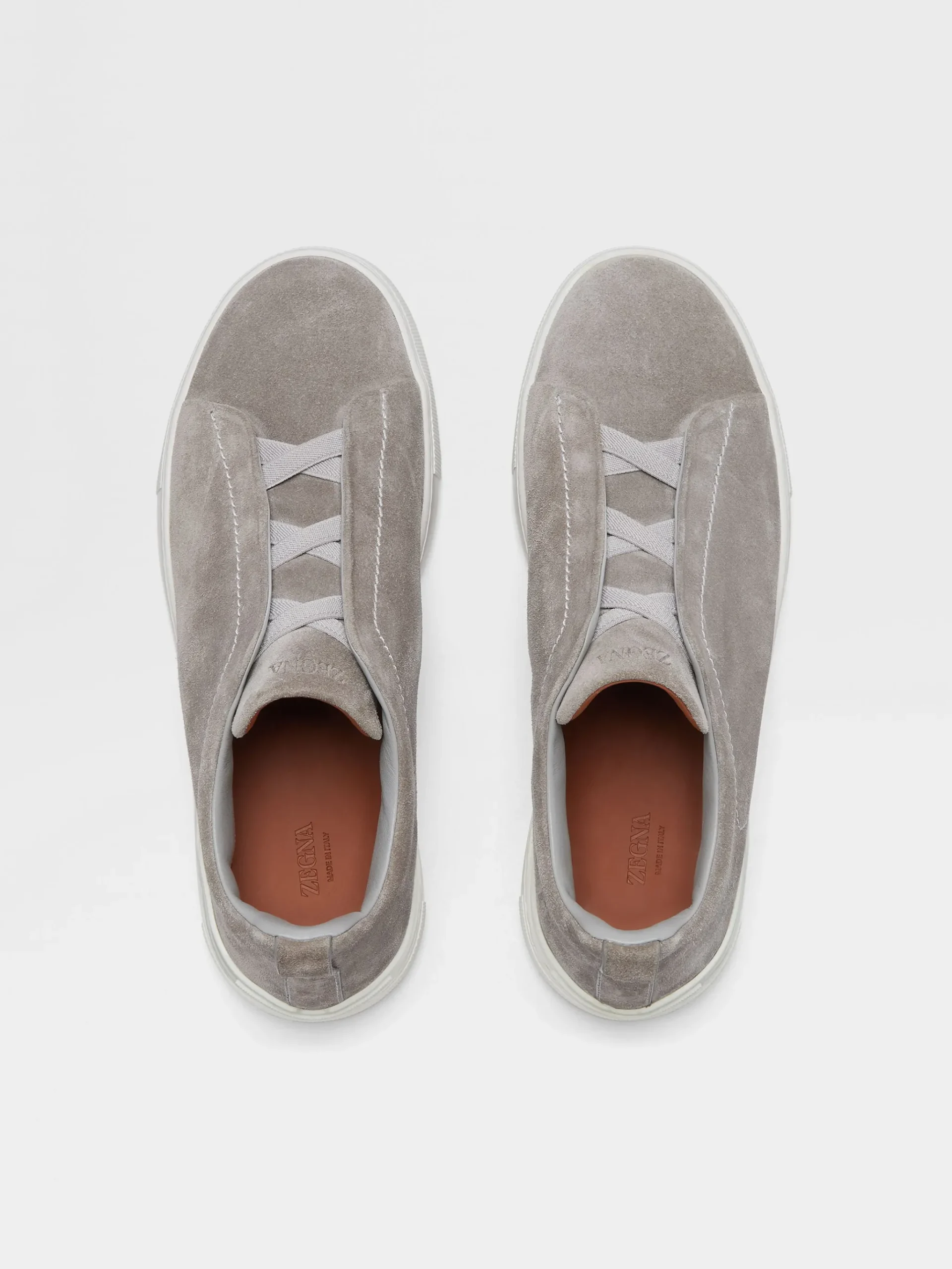Grey Mélange Suede Triple Stitch™ Sneakers