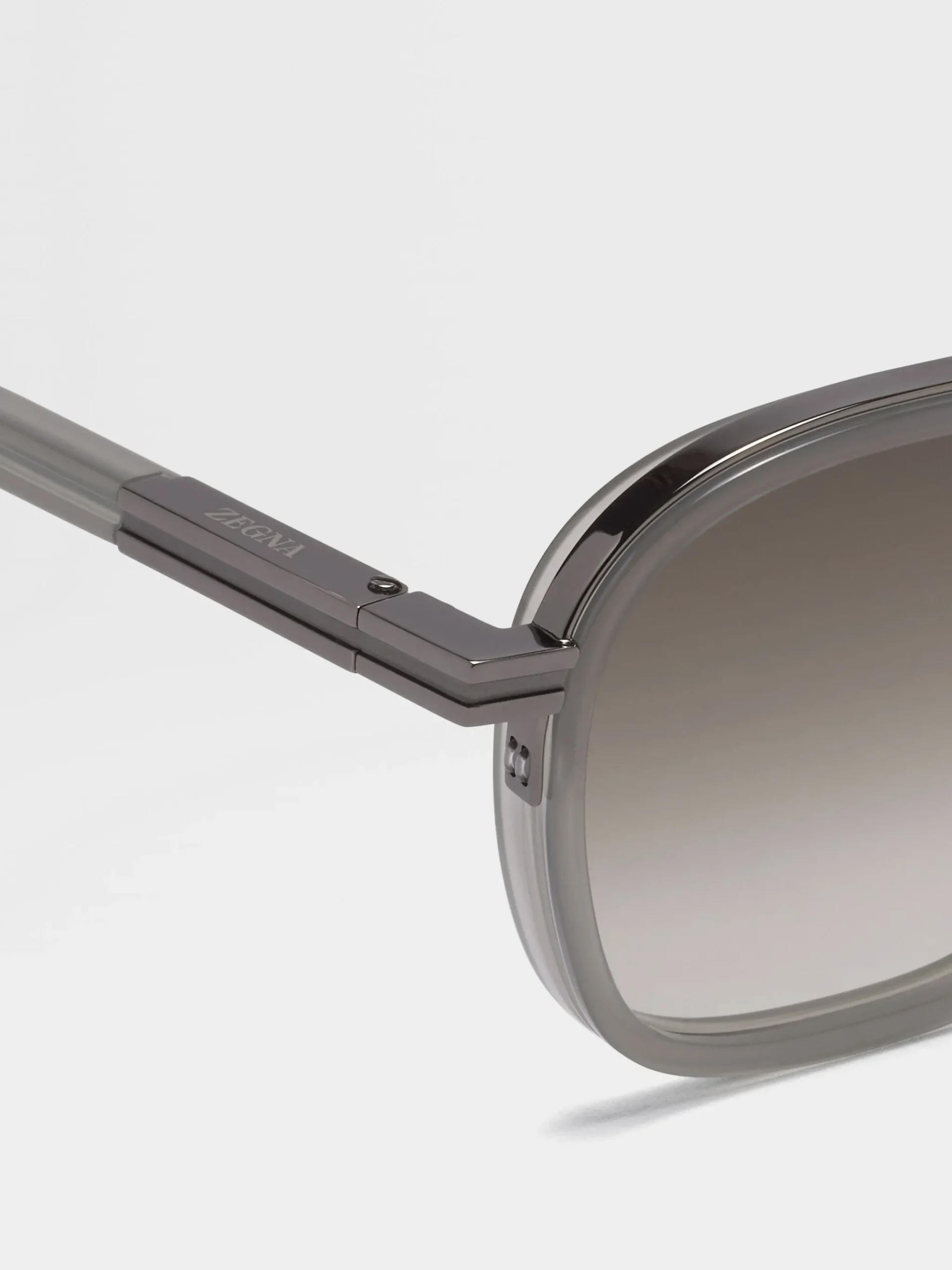 Grey Orizzonte I Acetate and Metal Sunglasses
