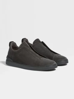 Grey Suede Triple Stitch™ Sneakers