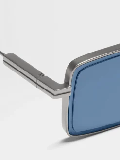 Gunmetal Metal Sunglasses