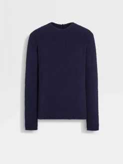 Ink Blue Oasi Cashmere Crewneck