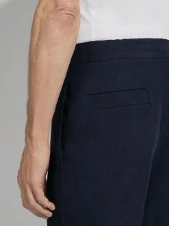 Ink Blue Oasi Lino Pants