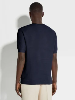 Ink Blue Premium Cotton Crewneck
