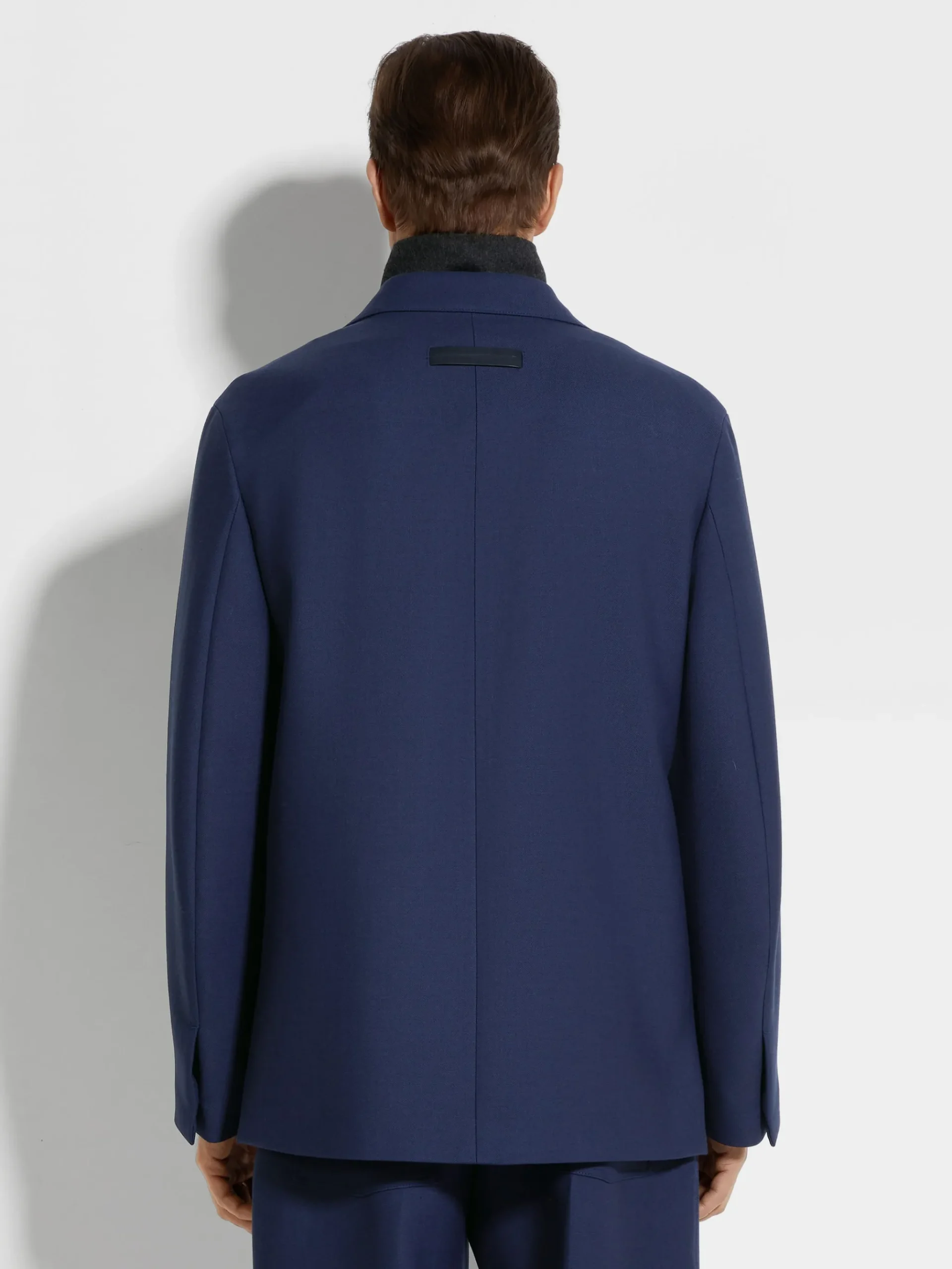 Ink Blue Wool Jacket