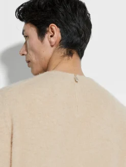Light Beige Oasi Cashmere Crewneck