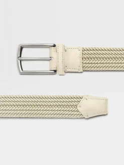 Light Beige Rayon Belt