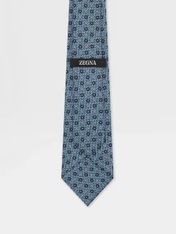 Light Blue Silk Tie