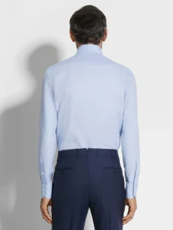 Light Blue Trofeo™ Cotton Shirt