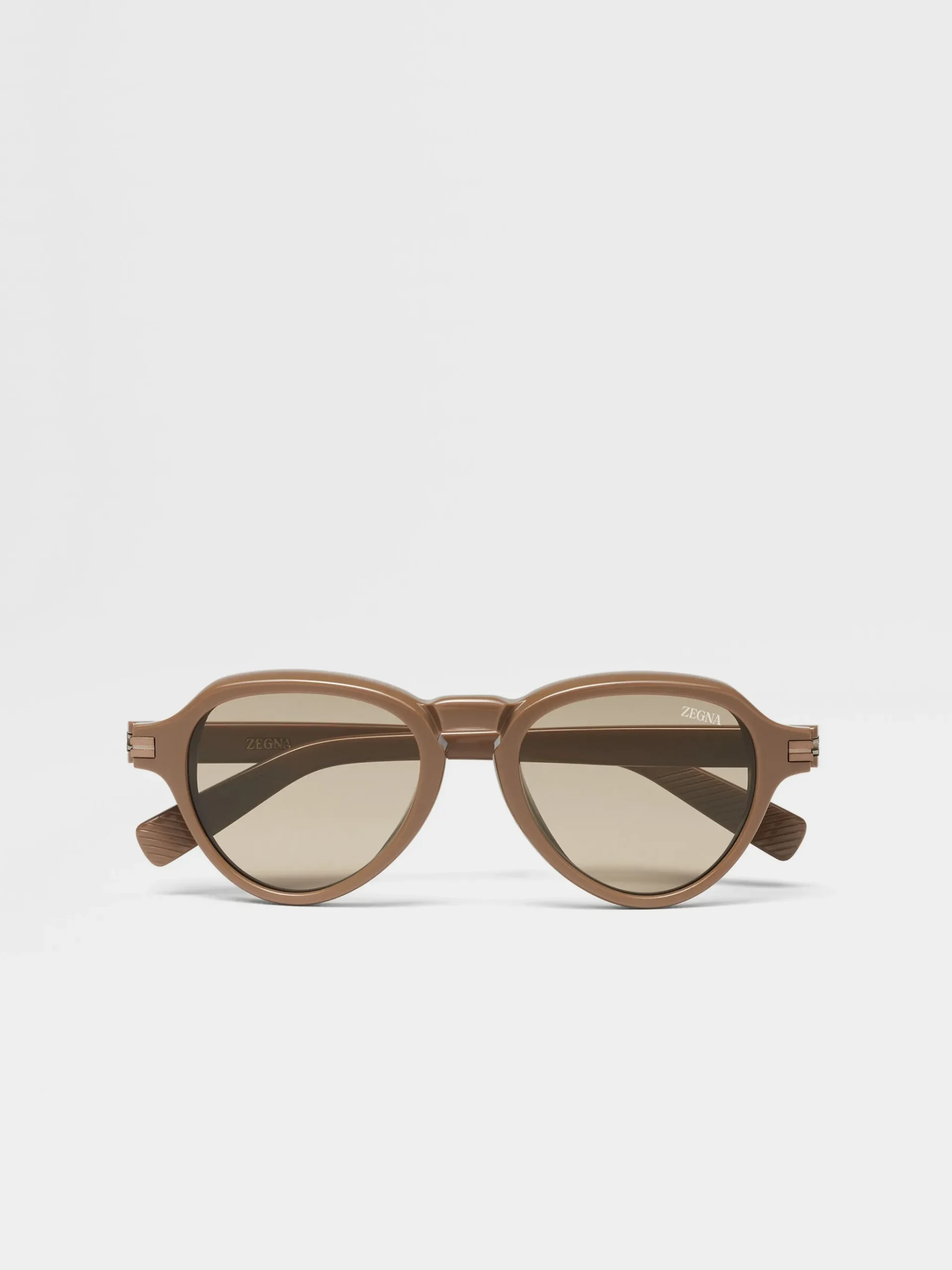 Light Brown Acetate Sunglasses