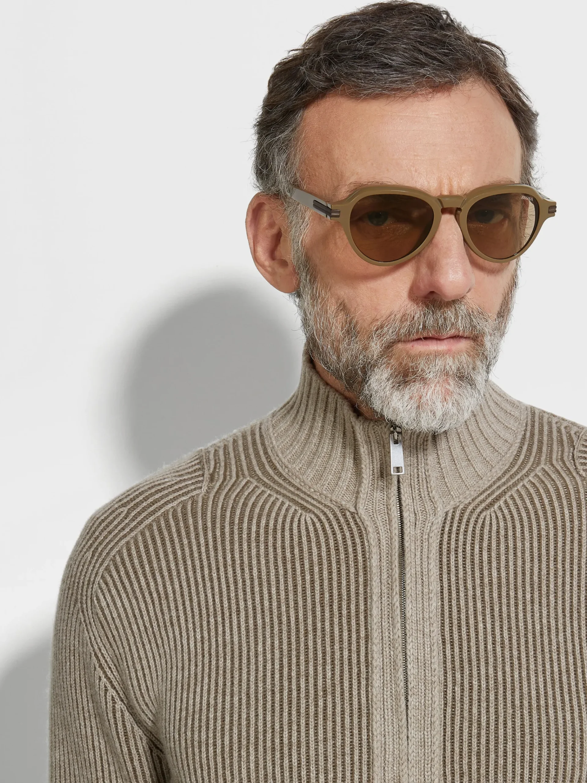 Light Brown Acetate Sunglasses