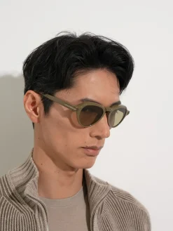 Light Brown Acetate Sunglasses