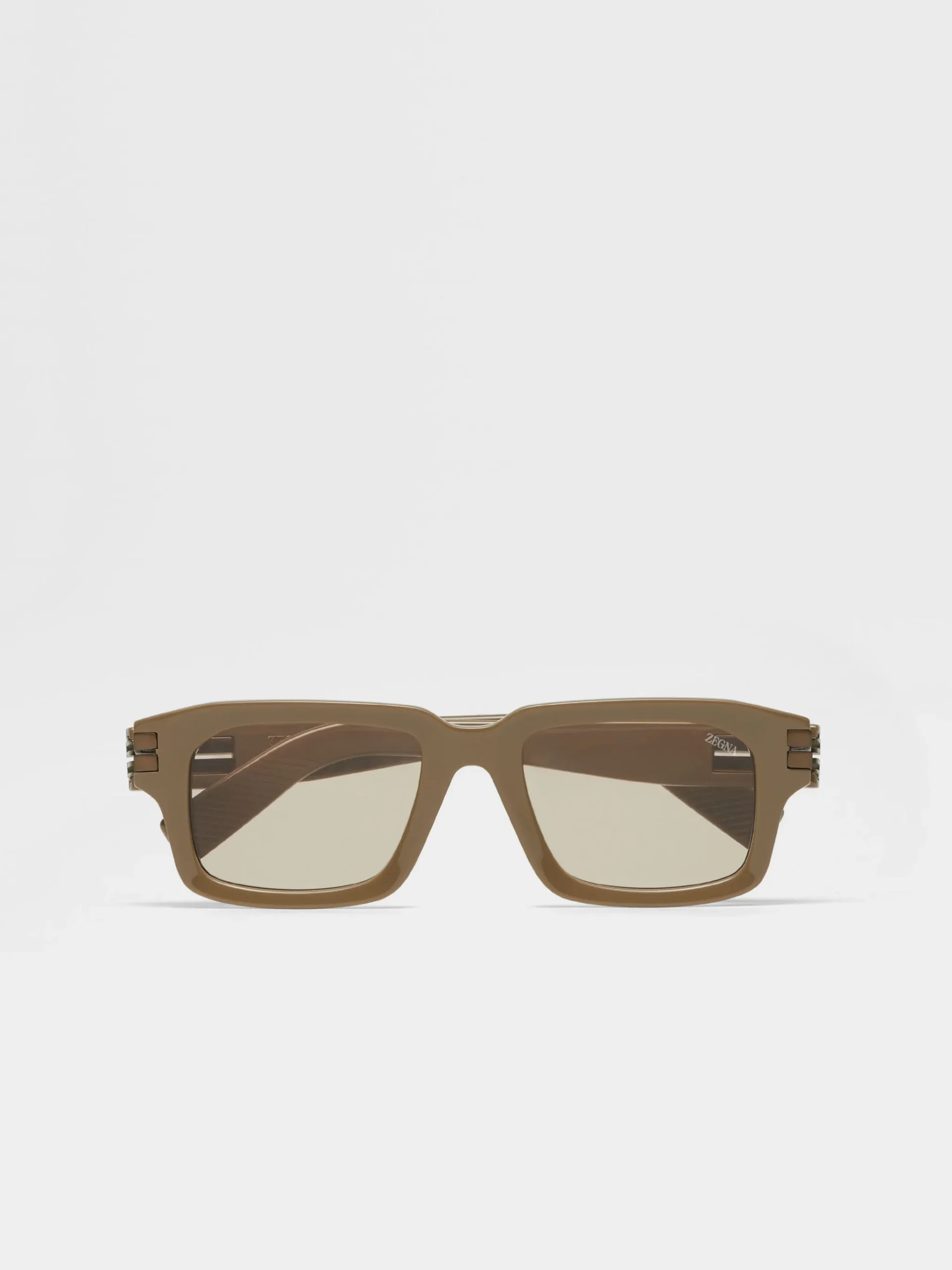 Light Brown Acetate Sunglasses