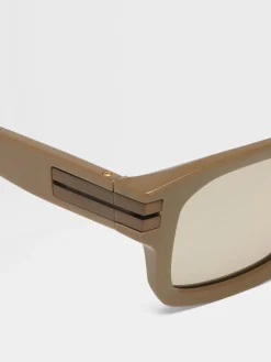 Light Brown Acetate Sunglasses