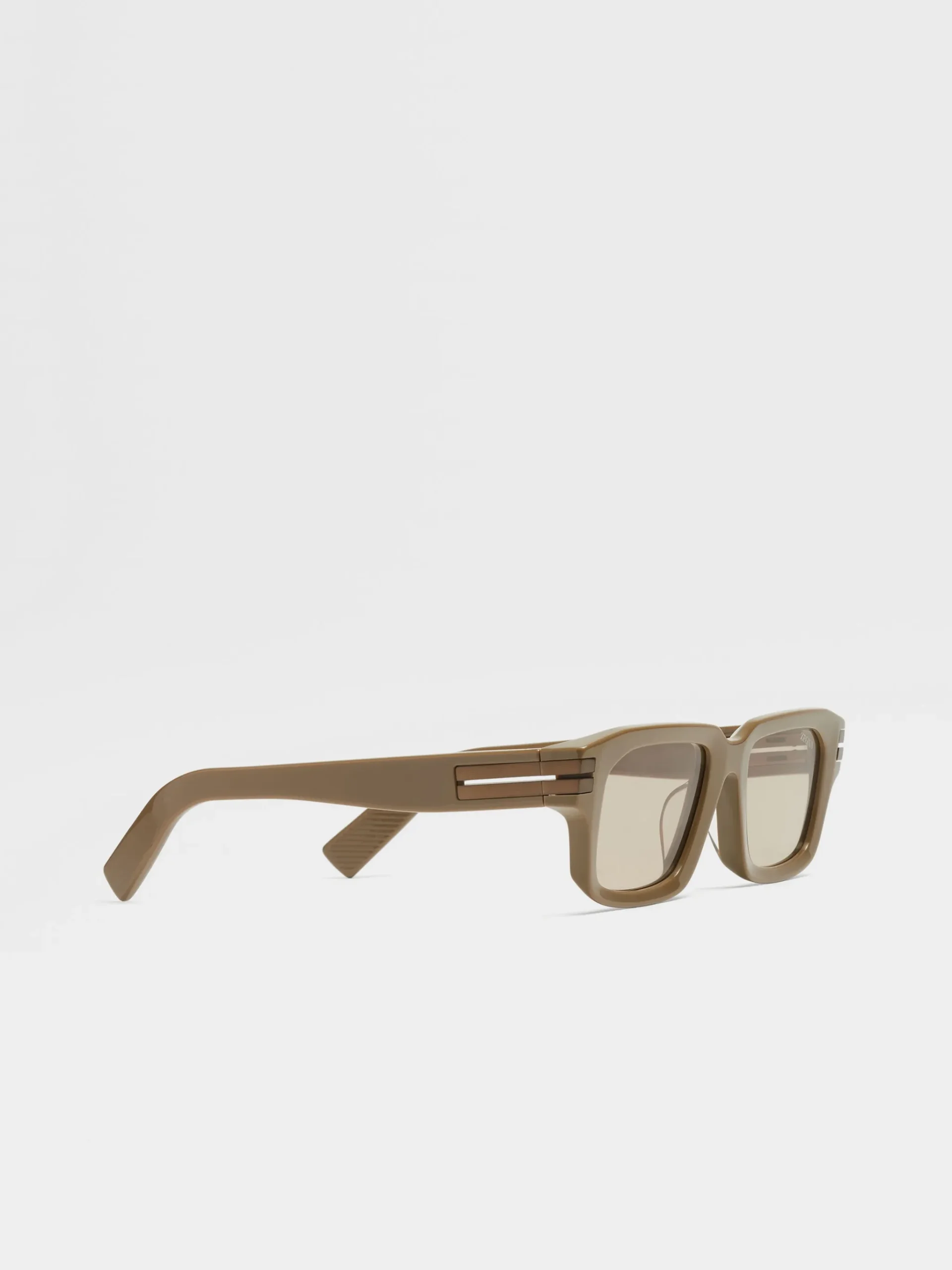 Light Brown Acetate Sunglasses