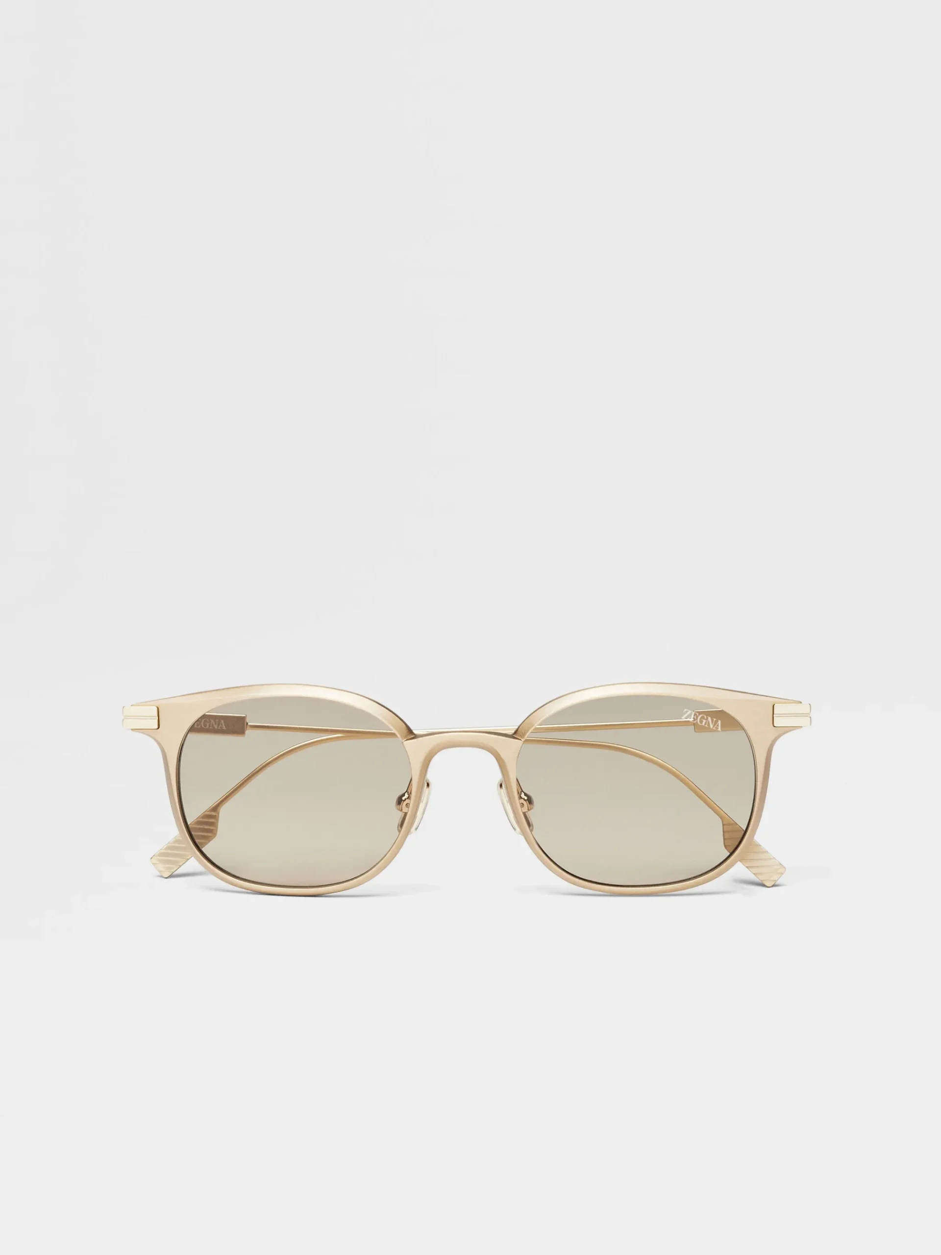 Light Gold Aluminium Sunglasses