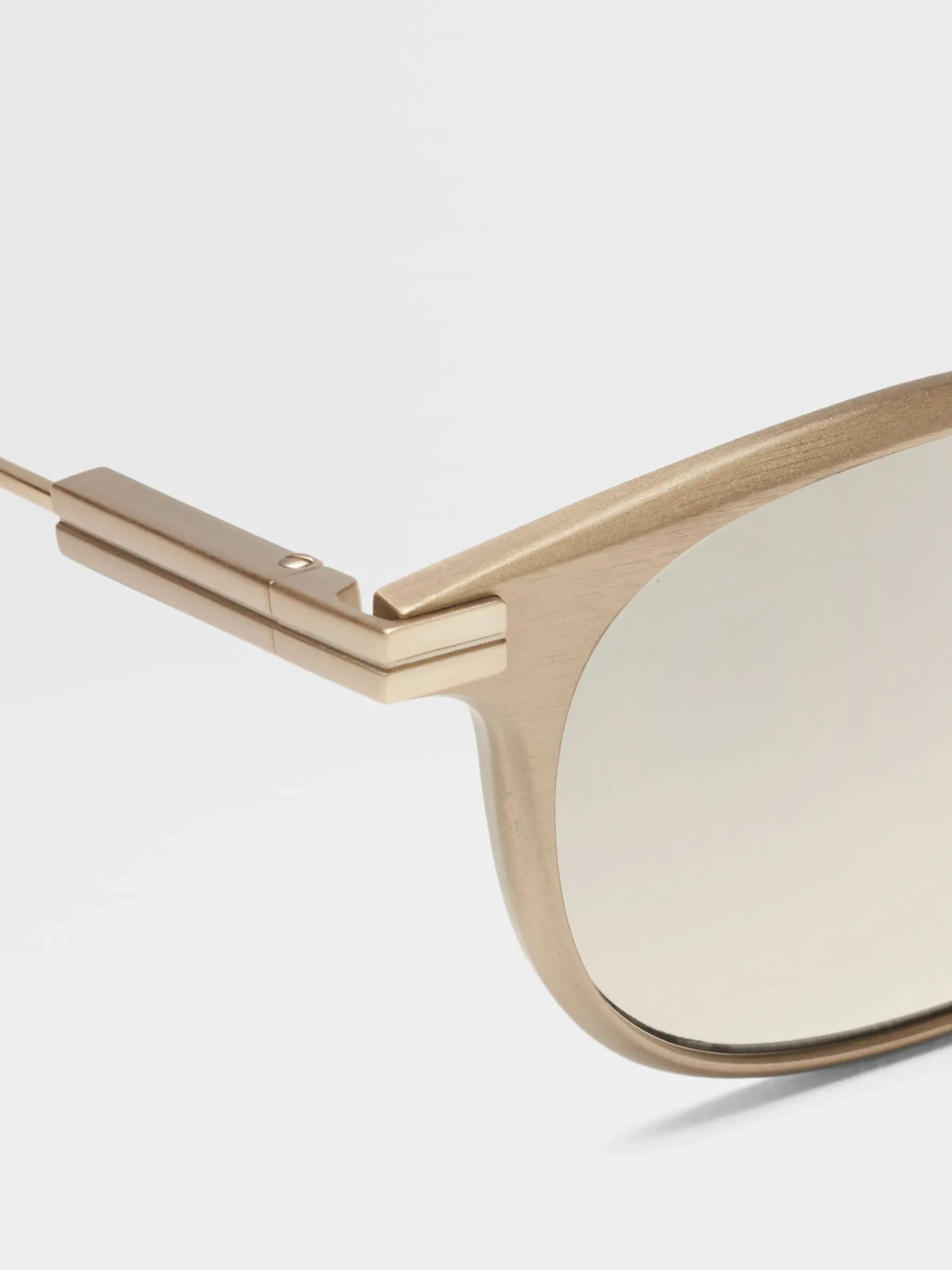 Light Gold Aluminium Sunglasses