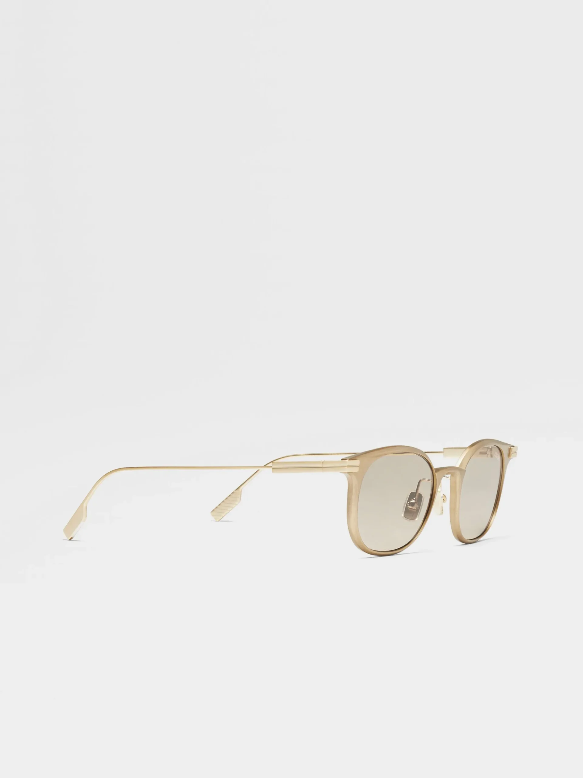 Light Gold Aluminium Sunglasses