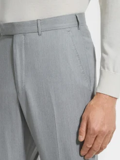 Light Grey Centoventimila Wool Pants